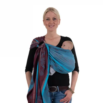 Ring sling Jacquard Marrakesch baby carrier in organic cotton_73185