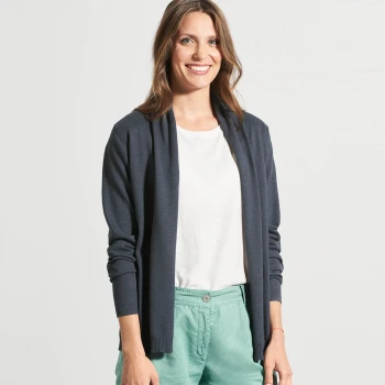 Women's knitted jacket in hemp and organic cotton_76011