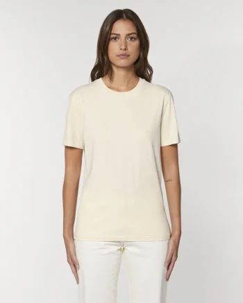 T-shirt unisex RAW in organic cotton unbleached_77377