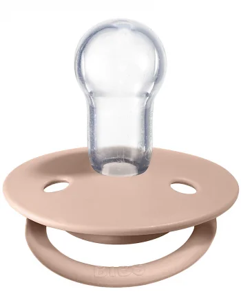 Pacifiers BIBS Color 2 pcs Ivory and Powder Pink - De luxe_79344