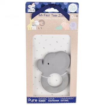 Elephant teether in natural rubber_79280