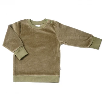 Nicky sweater for children in organic cotton chenille_79946