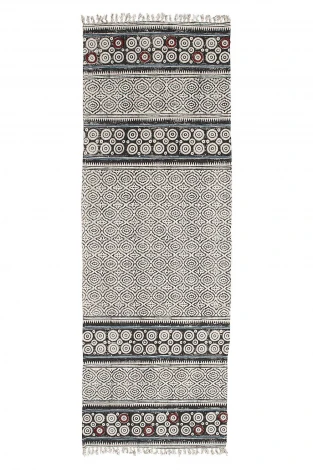 Ethno runner rug 70x210 in pure cotton - GoodWeave_80614