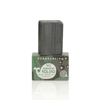 Shampoo SOLIDO Bio - canapa e carbone_82880