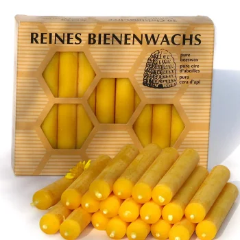 20 pcs candles in pure beeswax gift box_83524