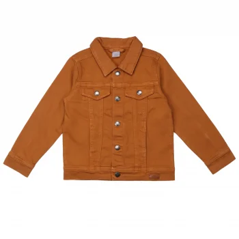 Denim Ocher Jacket for kids in Organic Cotton_84568