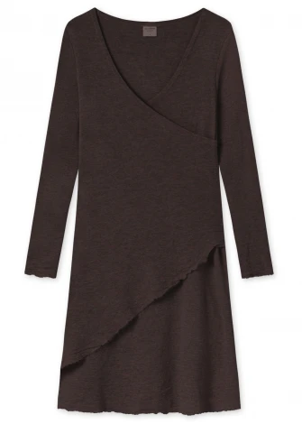BLUSBAR ASYMMETRICAL dress for women in pure merino wool_85189