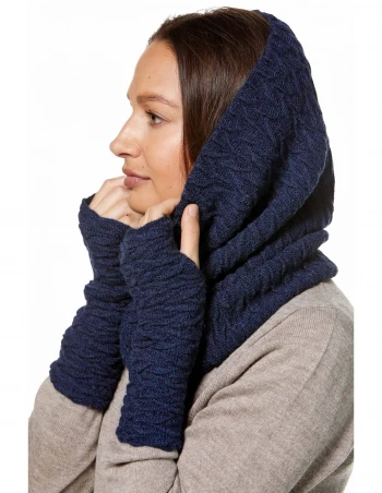 BIESEN women's ring scarf in pure Alpaca wool 32x180cm_86207