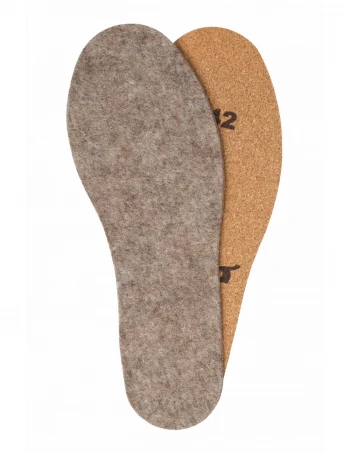 Thermal insoles in Alpaca wool and Cork_86339