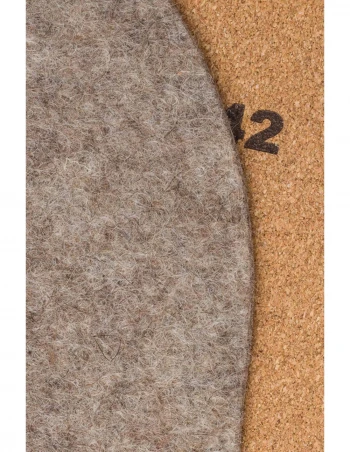 Thermal insoles in Alpaca wool and Cork_86341