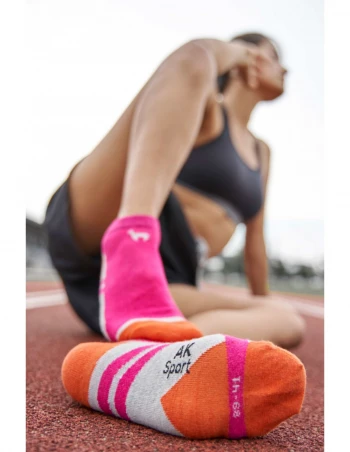 Unisex Premium SPORT sneaker socks in Alpaca and Pima Cotton blend_86491