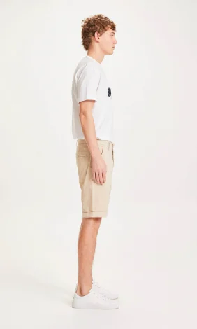 Chino chino bermuda shorts for men in organic cotton poplin_89623