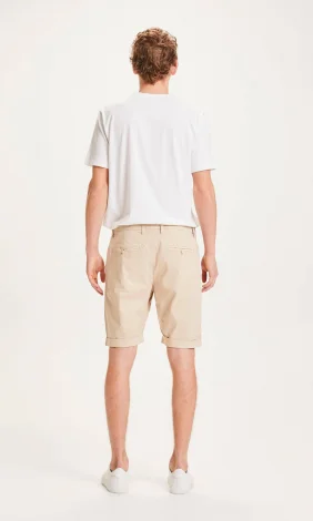 Chino chino bermuda shorts for men in organic cotton poplin_89624