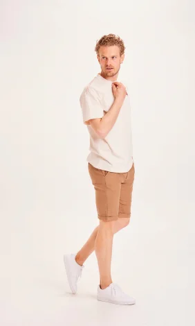 Chuck chino bermuda shorts for men in pure organic Linen_89640