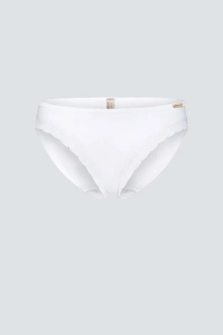 Jazz brief Earth with lace in organic cotton Comazo_104826