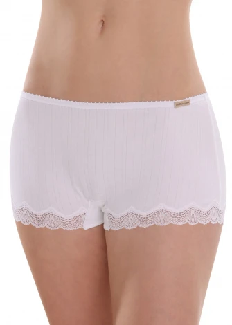 Hipster brief Earth with lace in organic cotton Comazo_90861