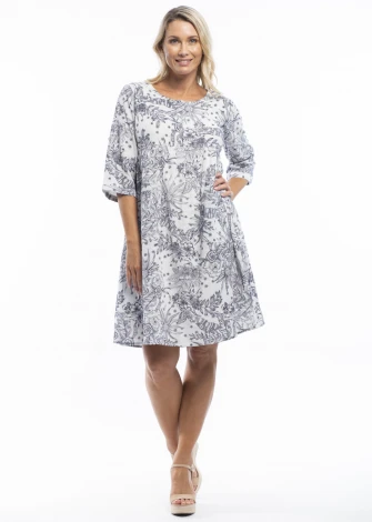 Dress Chantilly Bib in organic cotton_92868