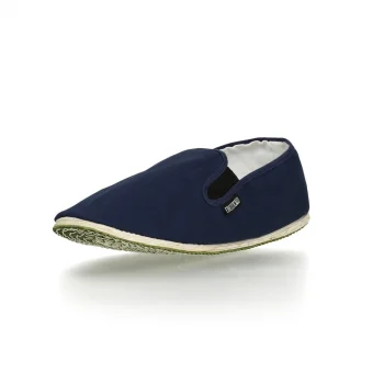 Fighter espadrille shoes in Fairtrade organic cotton - Ocean Blue_95913