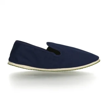 Fighter espadrille shoes in Fairtrade organic cotton - Ocean Blue_95917