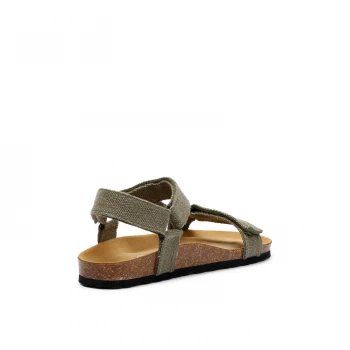 Sandal LEO Khaki in hemp and cork_93930
