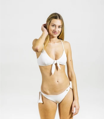 Bikini WHITE Brazilian bottom recycled_94212