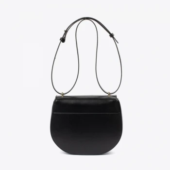 Prima Linea IRIS M black bag in Vegan apple leather_95024
