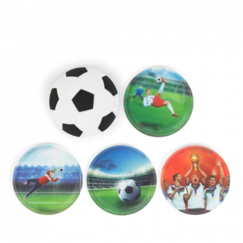 Zaini Ergobag KLETTIES Soccer badge per la personalizzazione 5 pz_95122