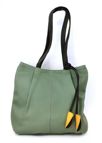 Celin Shopper Bag in Fair Trade recycled leather_103761