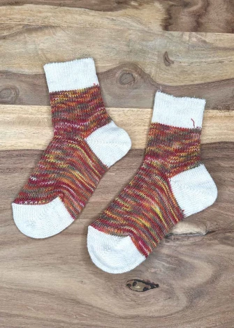 Multicolor Alpaca and Wool Socks for Children_107544