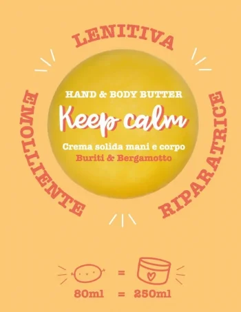 Crema solida mani e corpo Keep calm - Buriti & Bergamotto_97083