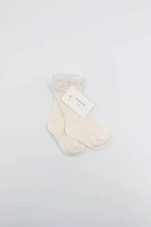 Girl's Socks with Bamboo Lace_98370