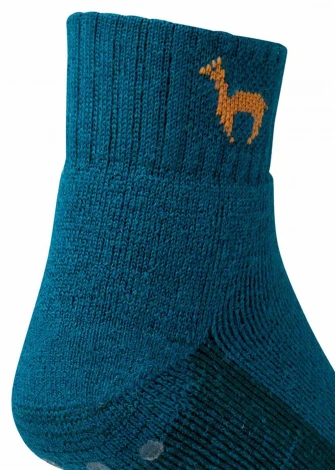 Non-slip socks for women and men in Alpaka and Wool_98546