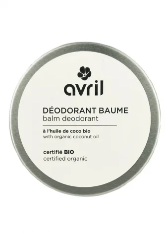 Solid deodorant without fragrance with organic coconut oil_100043