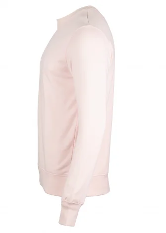 Unisex crewneck sweatshirt in pure organic cotton - LIGHT PINK_100541