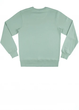 Unisex crewneck sweatshirt in pure organic cotton - SLATE GREEN_100557