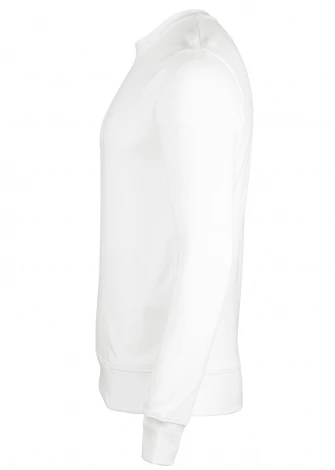 Unisex crewneck sweatshirt in pure organic cotton - WHITE_100567