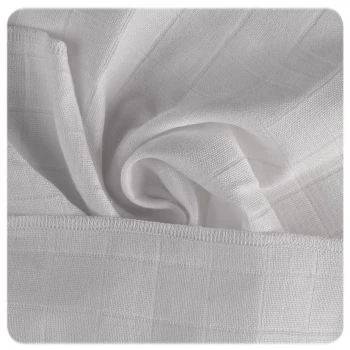 Square guest towels in organic cotton muslin - 10 pcs_100597