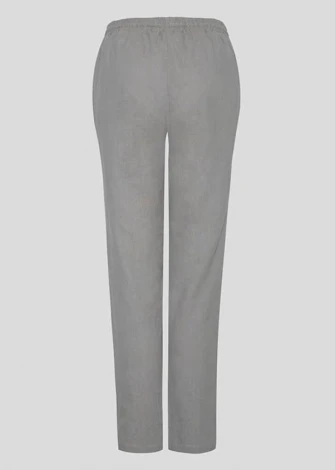 Women's Pants in Organic Hemp and Cotton - light grey_100892