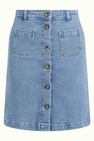 Mary Vintage Organic Cotton Jeans Skirt_101351