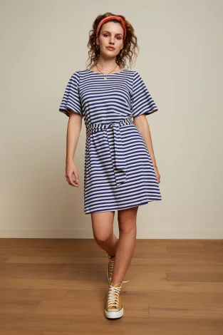 Lizzy pure organic cotton striped dress_101432