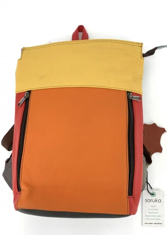 Berli Soruka backpack in Fair Trade recycled leather_102239
