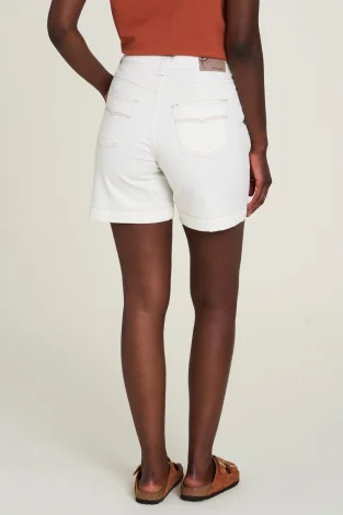 Off White women's short jeans in Bio-Denim_102537