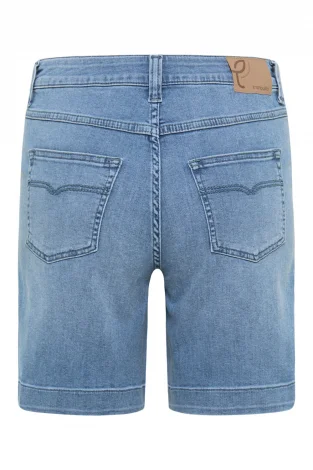 Indigo short jeans for women in Bio-Denim_102546