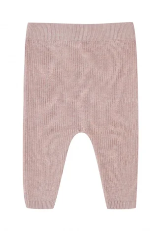 Children's knitted trousers in Organic Cotton and Silk_109573