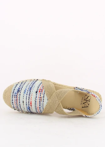 Dennis espadrille sandals made of recycled natural yuta_102976