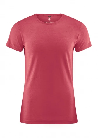 Men's Slim Fit T-shirt in Barolo Organic Cotton and Hemp_103058