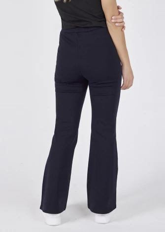 Flare trousers for women in organic organic cotton_103522
