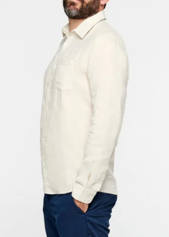 Enrique men's linen shirt - Natural_103367