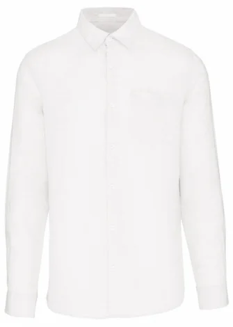Enrique men's linen shirt - white_103396
