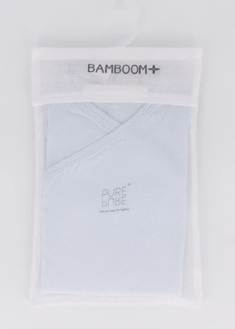 Short sleeve body in organic bamboo - Blue_103472